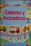 CAMIONES Y EXCAVADORAS. LIBRO CON IMANES